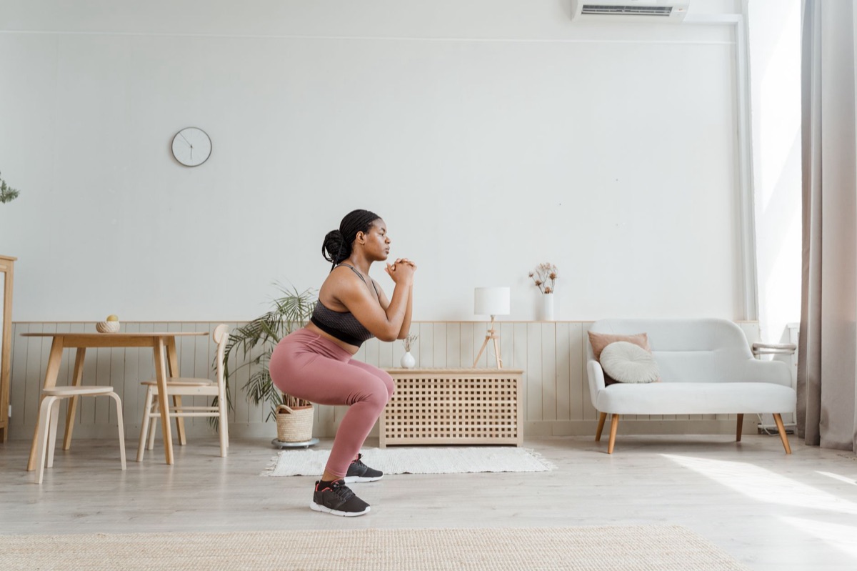 correção de postura nos squats
