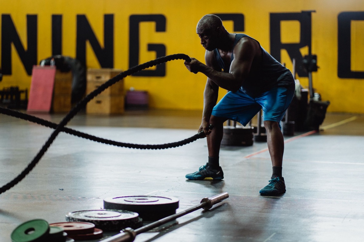 high intensity interval training setup